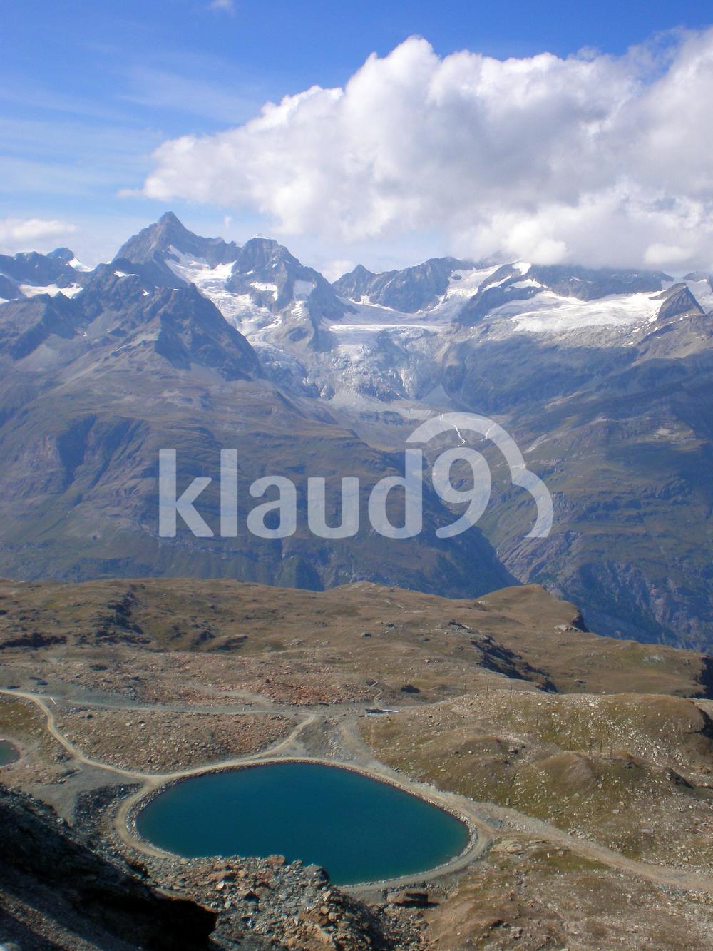 Body of water in the middle of hike