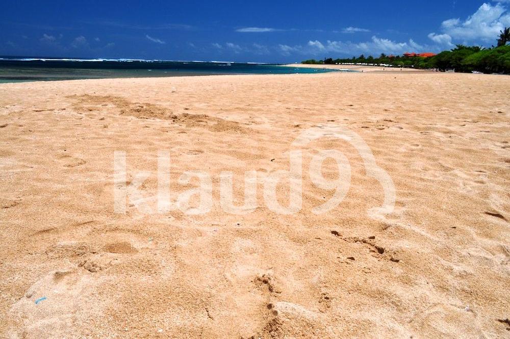 Grainy sand on island