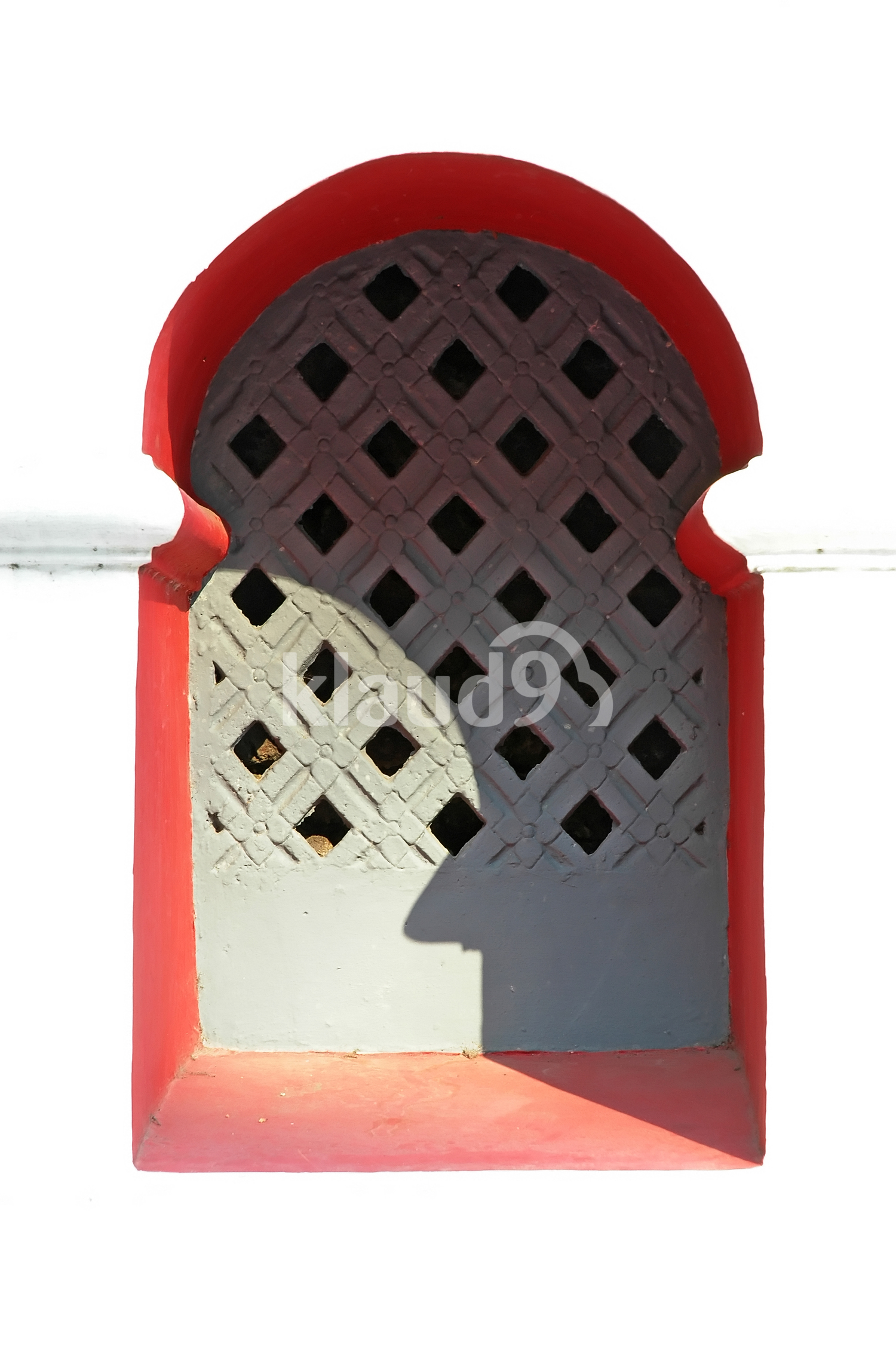 Window on Wat Phra Kaew Temple in Bangkok