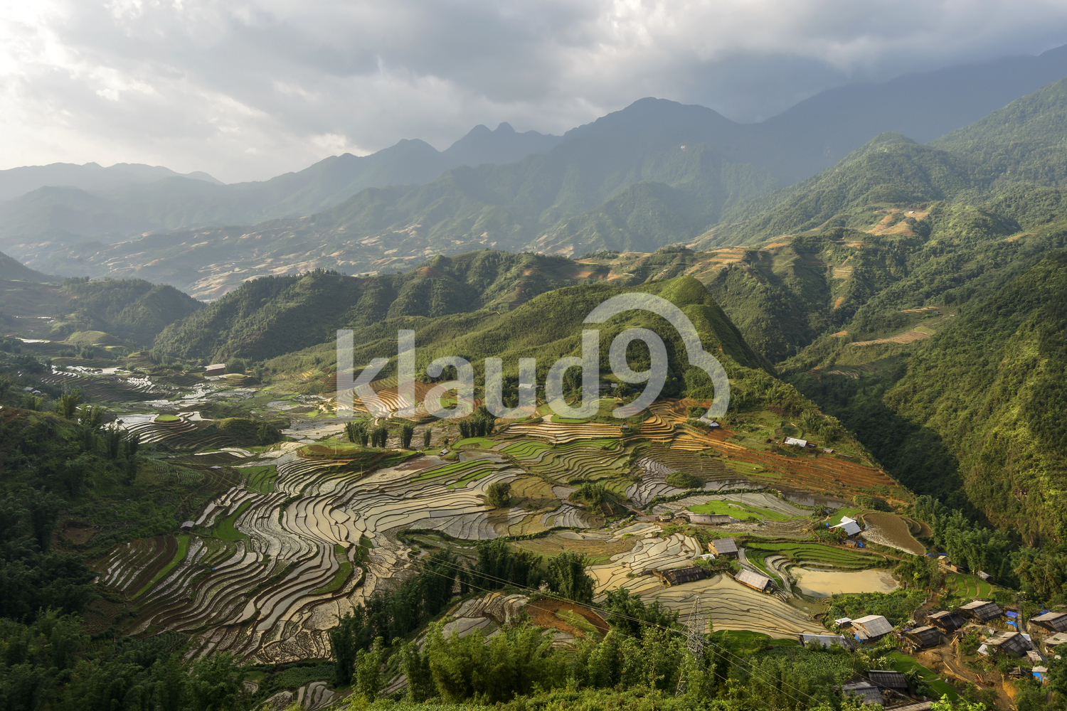 Rice terraces in sapa District, Lao Cai Province, Northwest Vietnam.