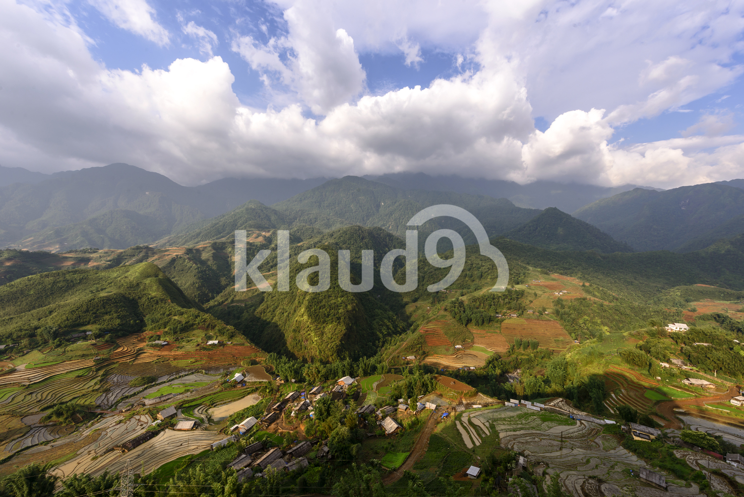Rice terraces in sapa District, Lao Cai Province, Northwest Vietnam.