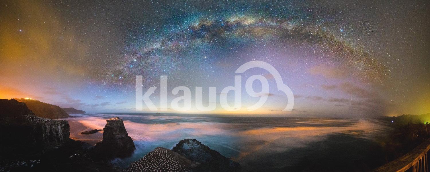 Galactic Core over Muriwai New Zealand