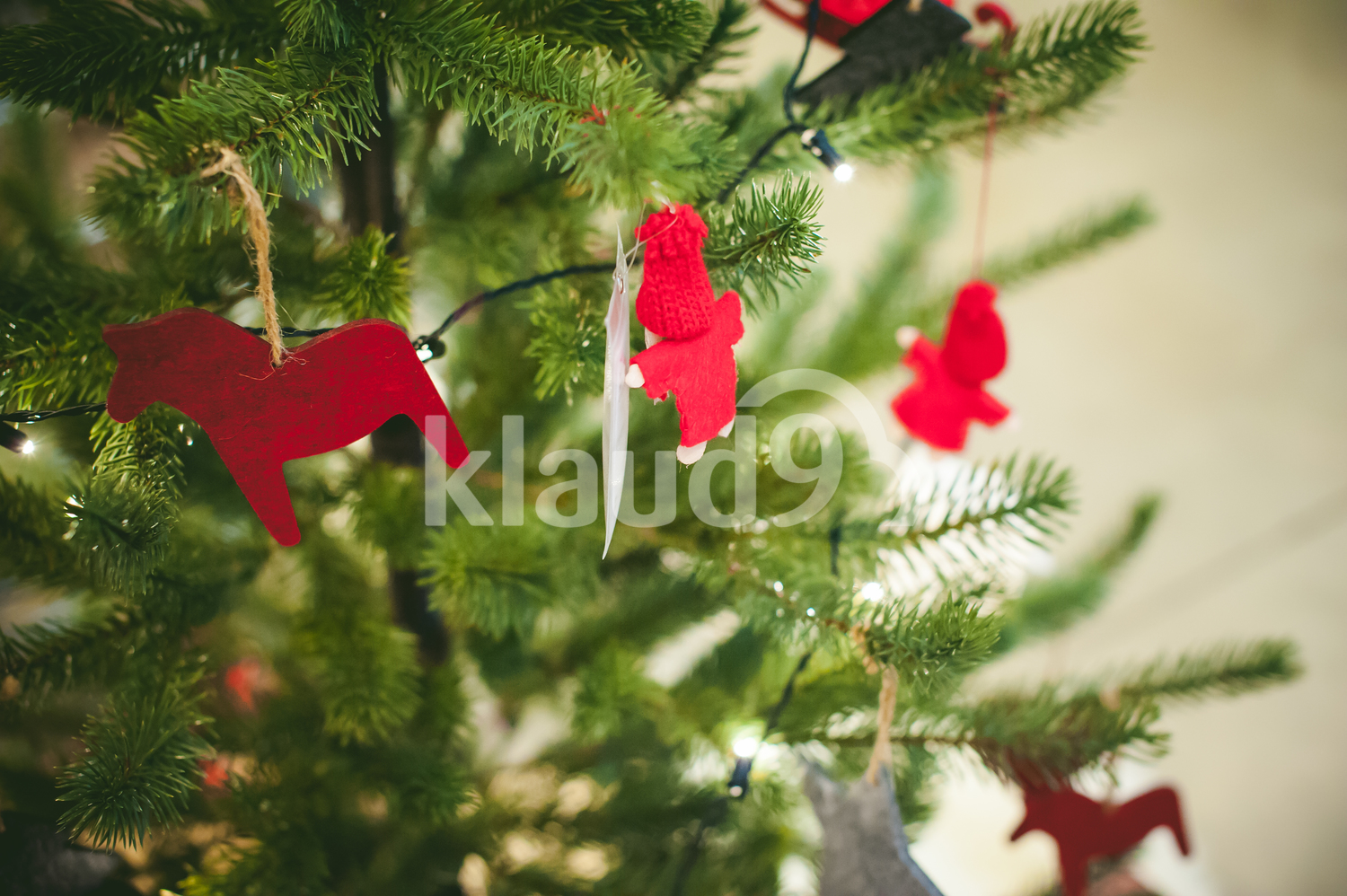 Red Christmas decorations