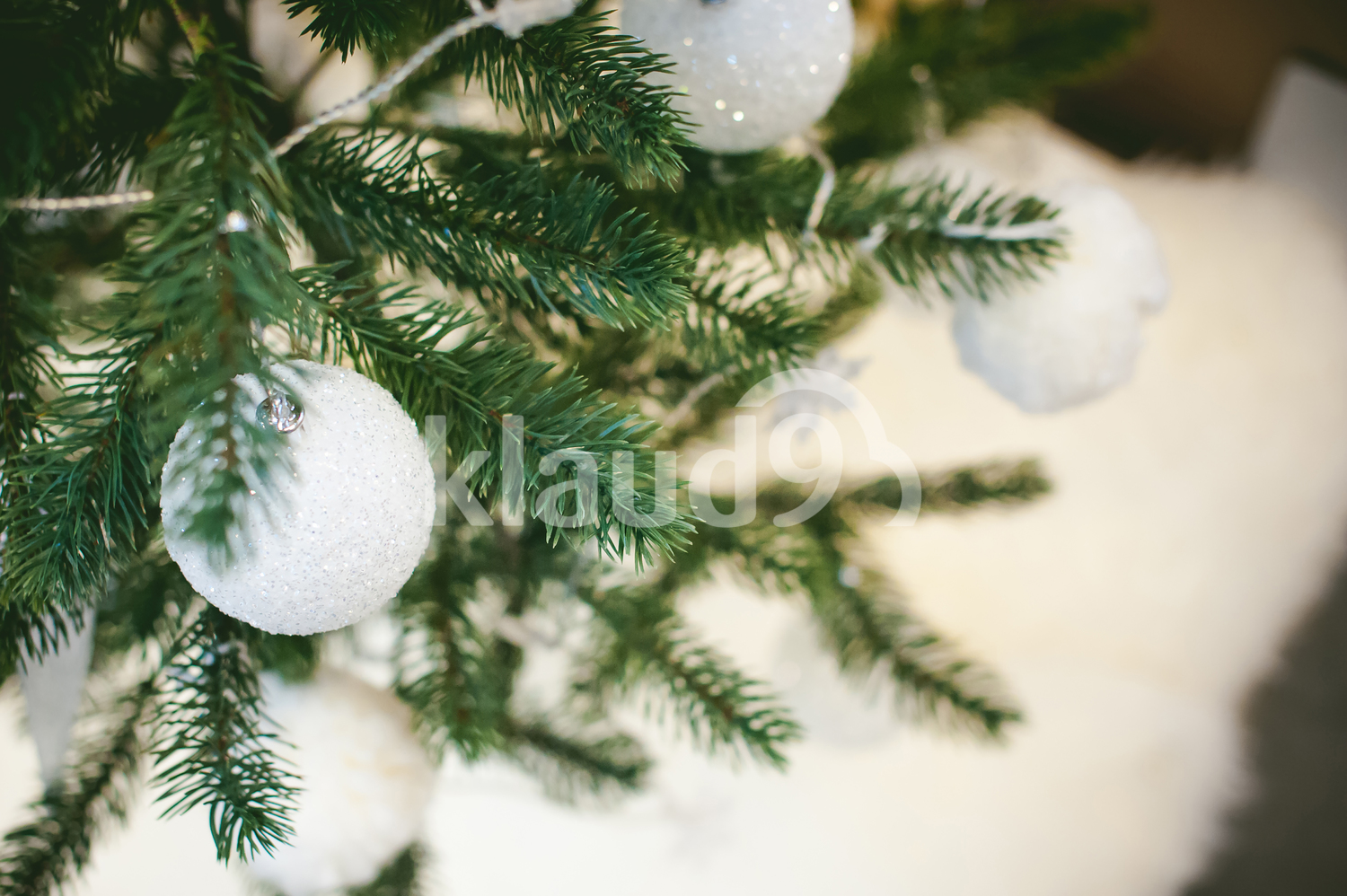 Christmas toys in the form of snowballs