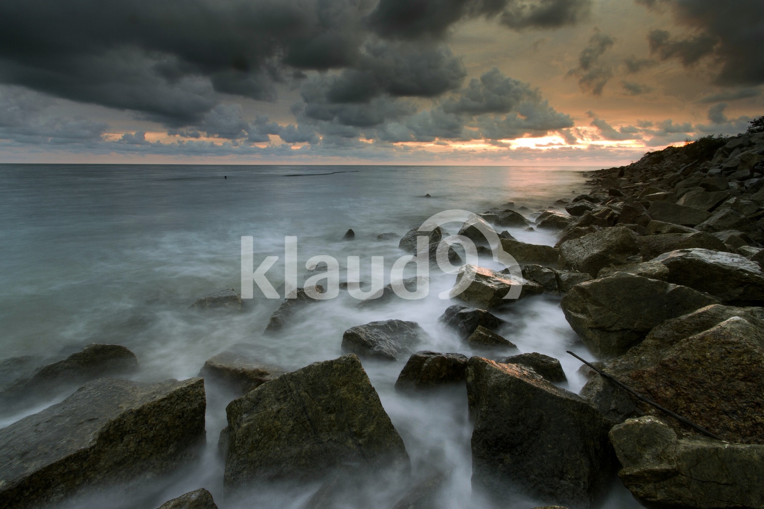 Beautiful landscape with rocks