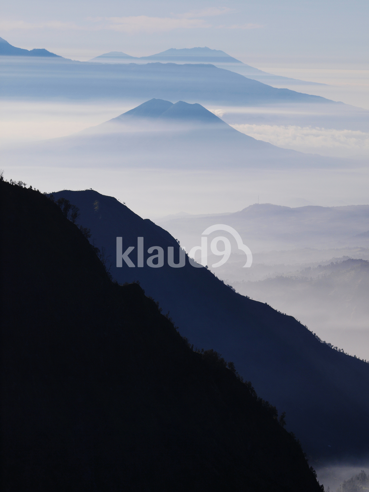 Beautiful Layers and Mountain View from Bromo