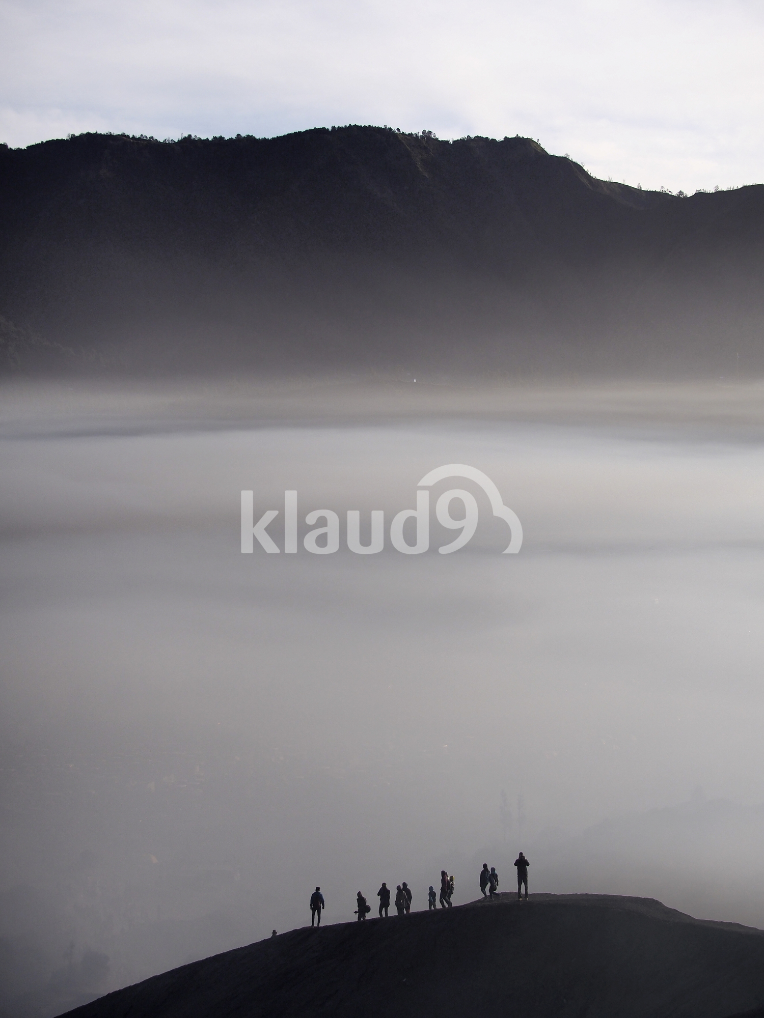 A foggy morning in Bromo