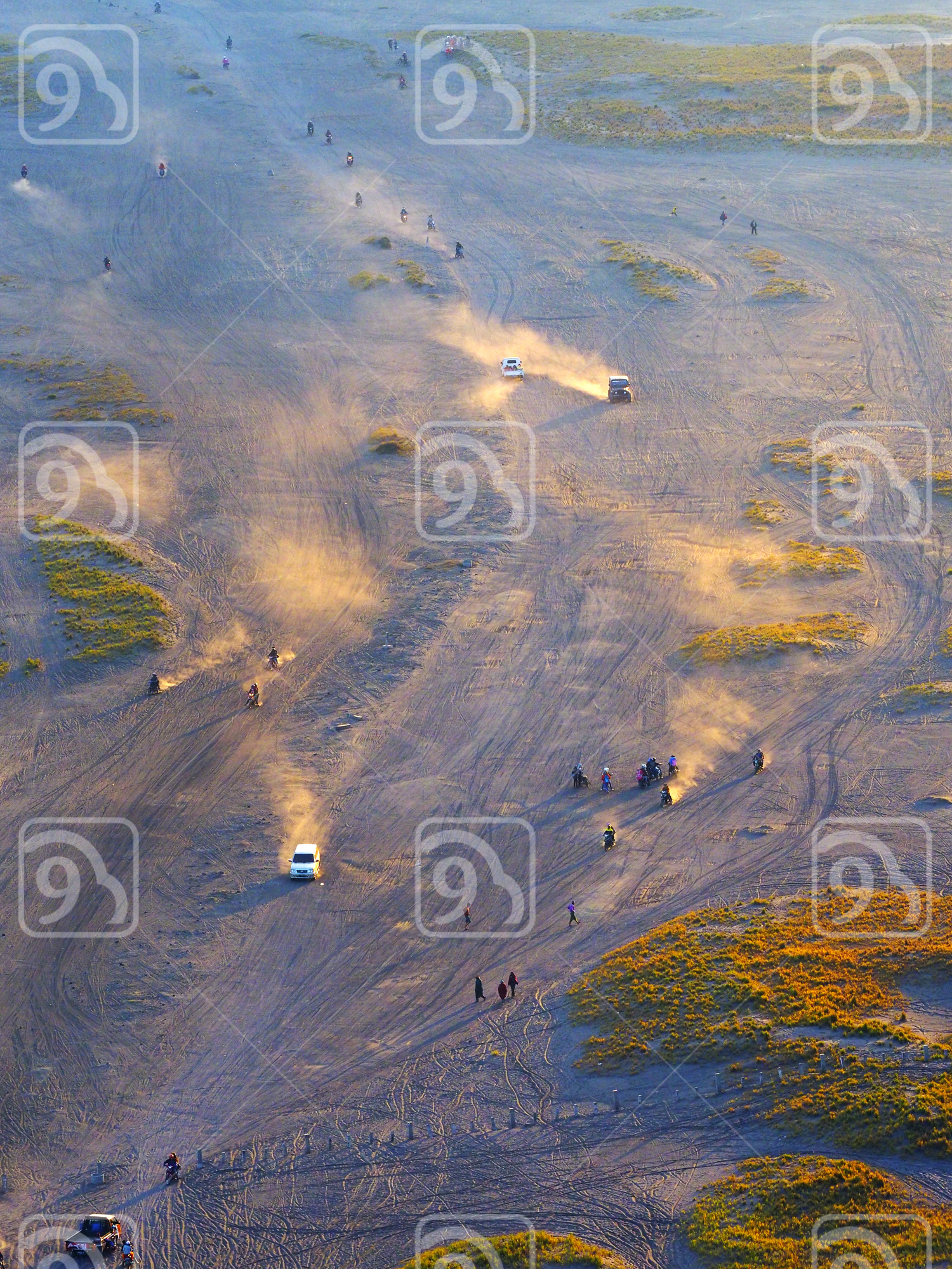 Traffic in Bromo 