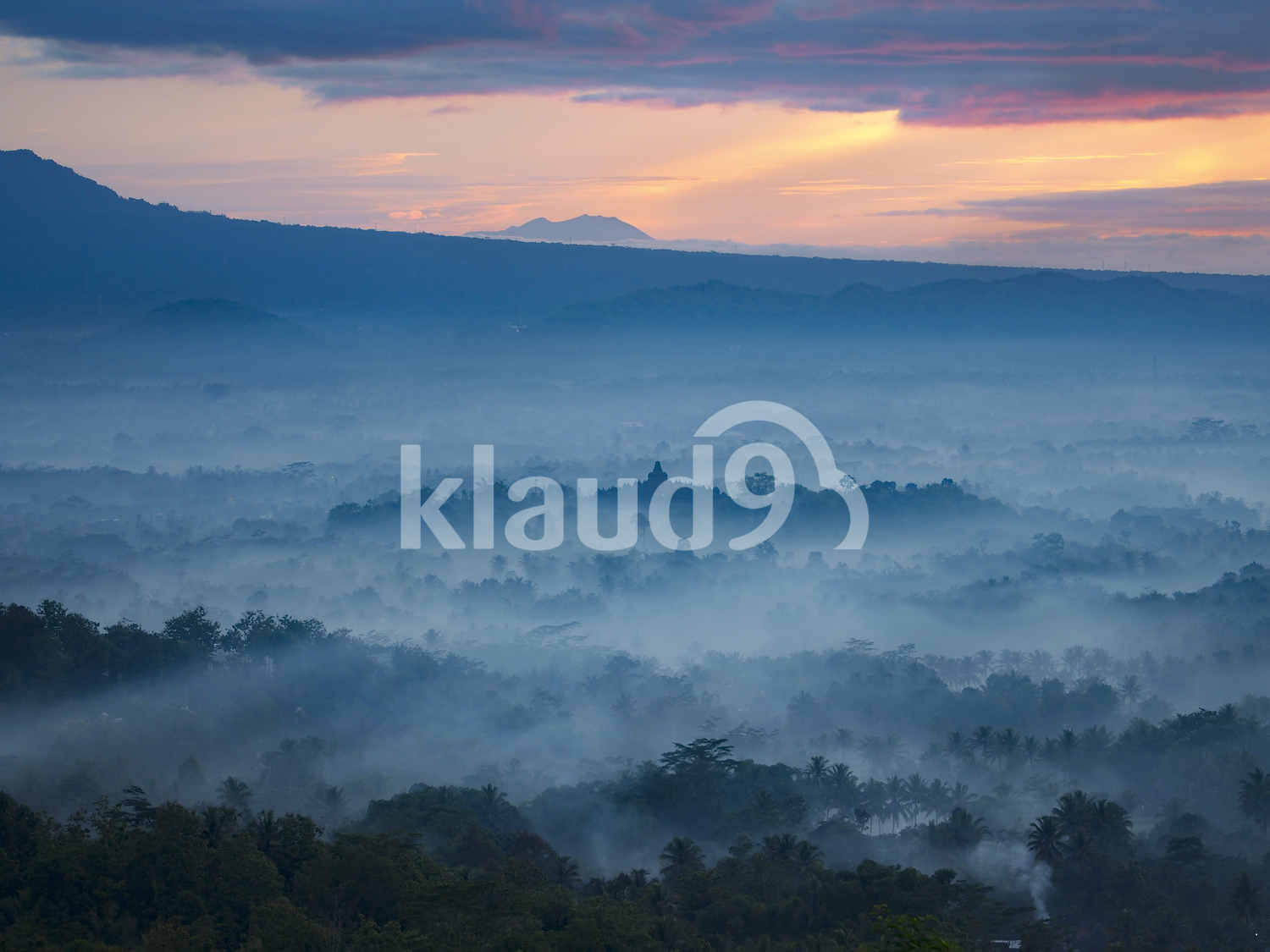 Magnificent Borobudur from Punthuk Setumbu Hill