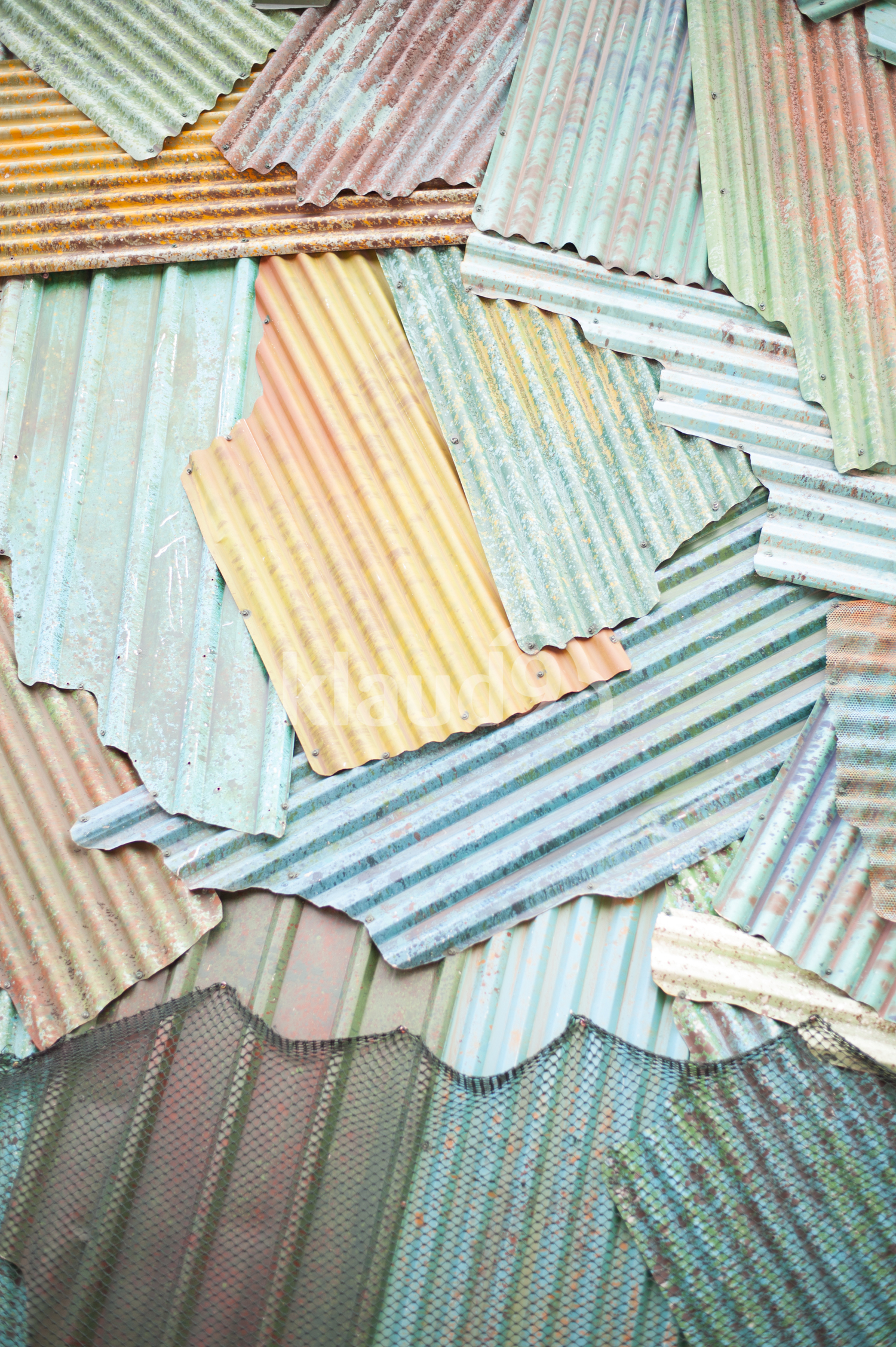 Weathered steel background