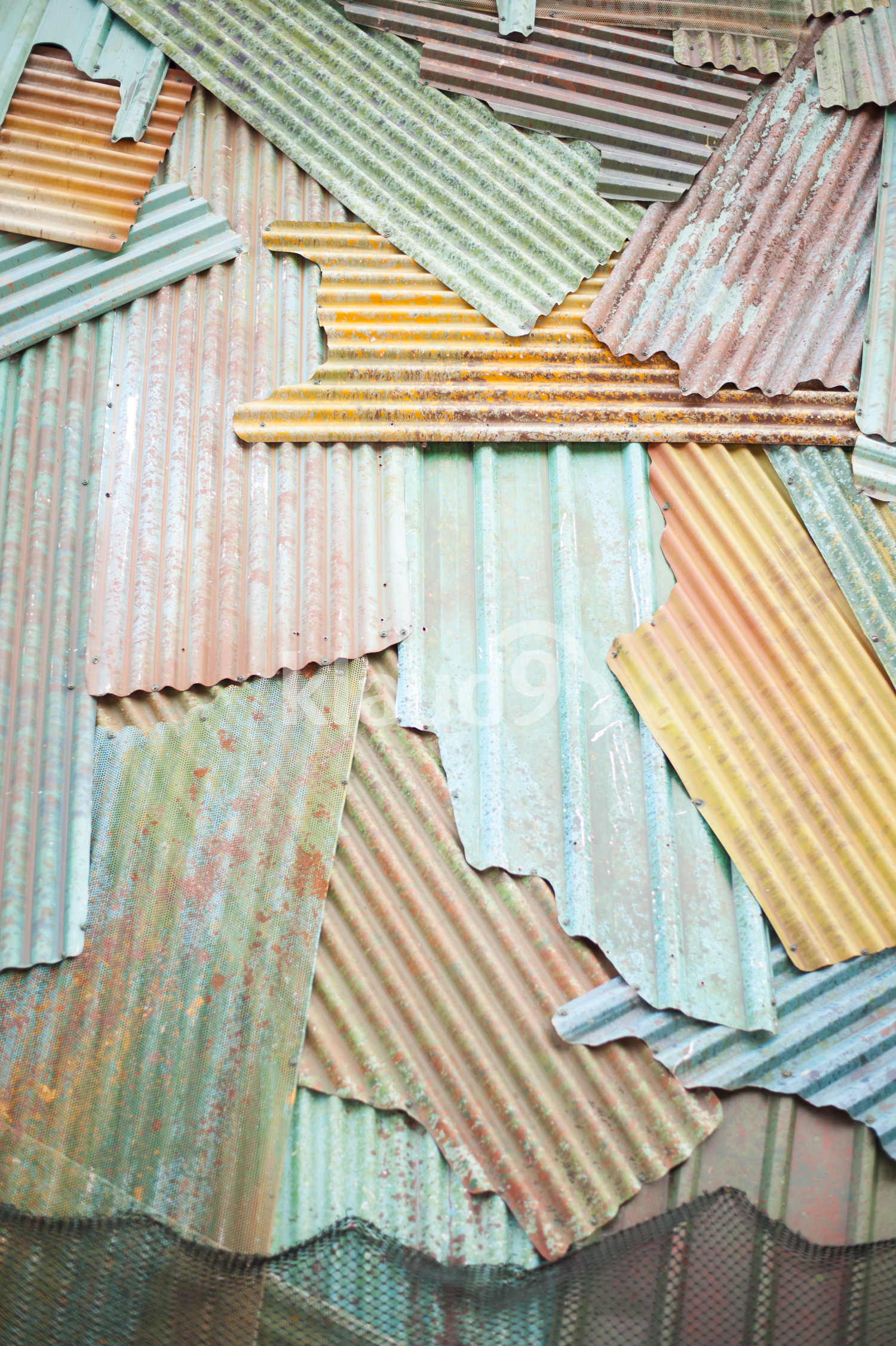 Weathered steel background