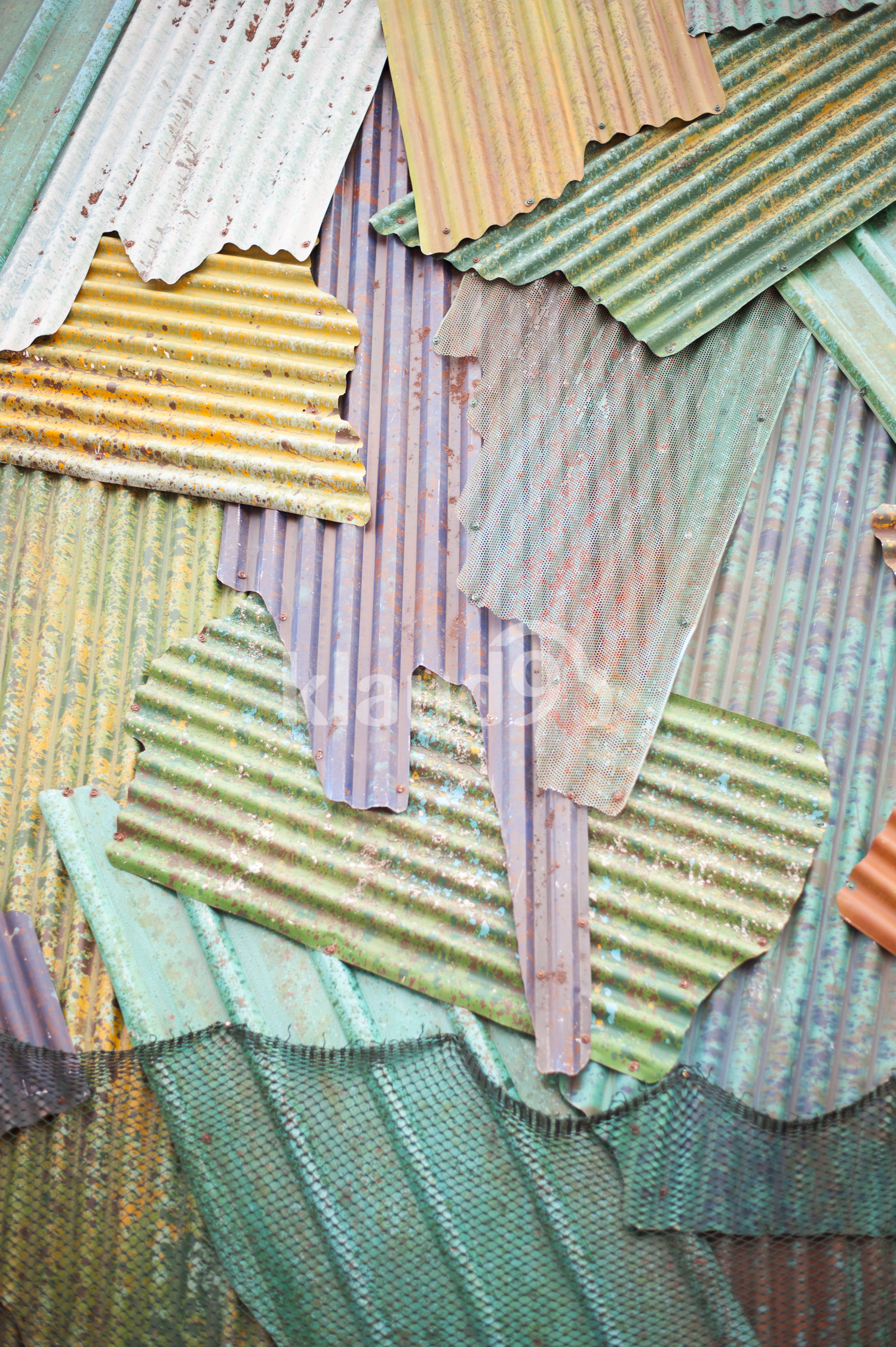 Weathered steel background