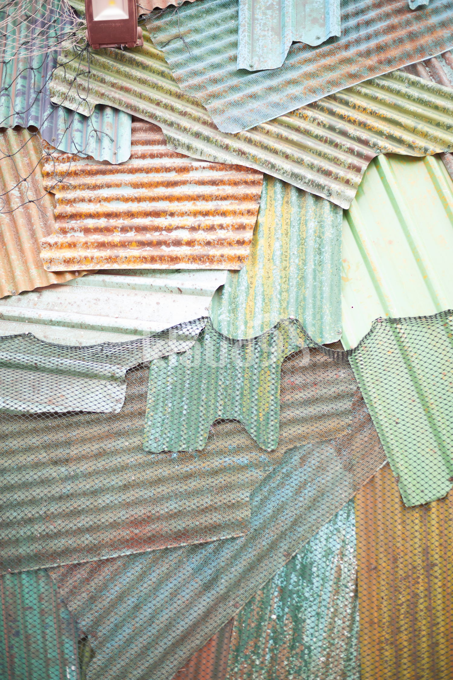 Weathered steel background