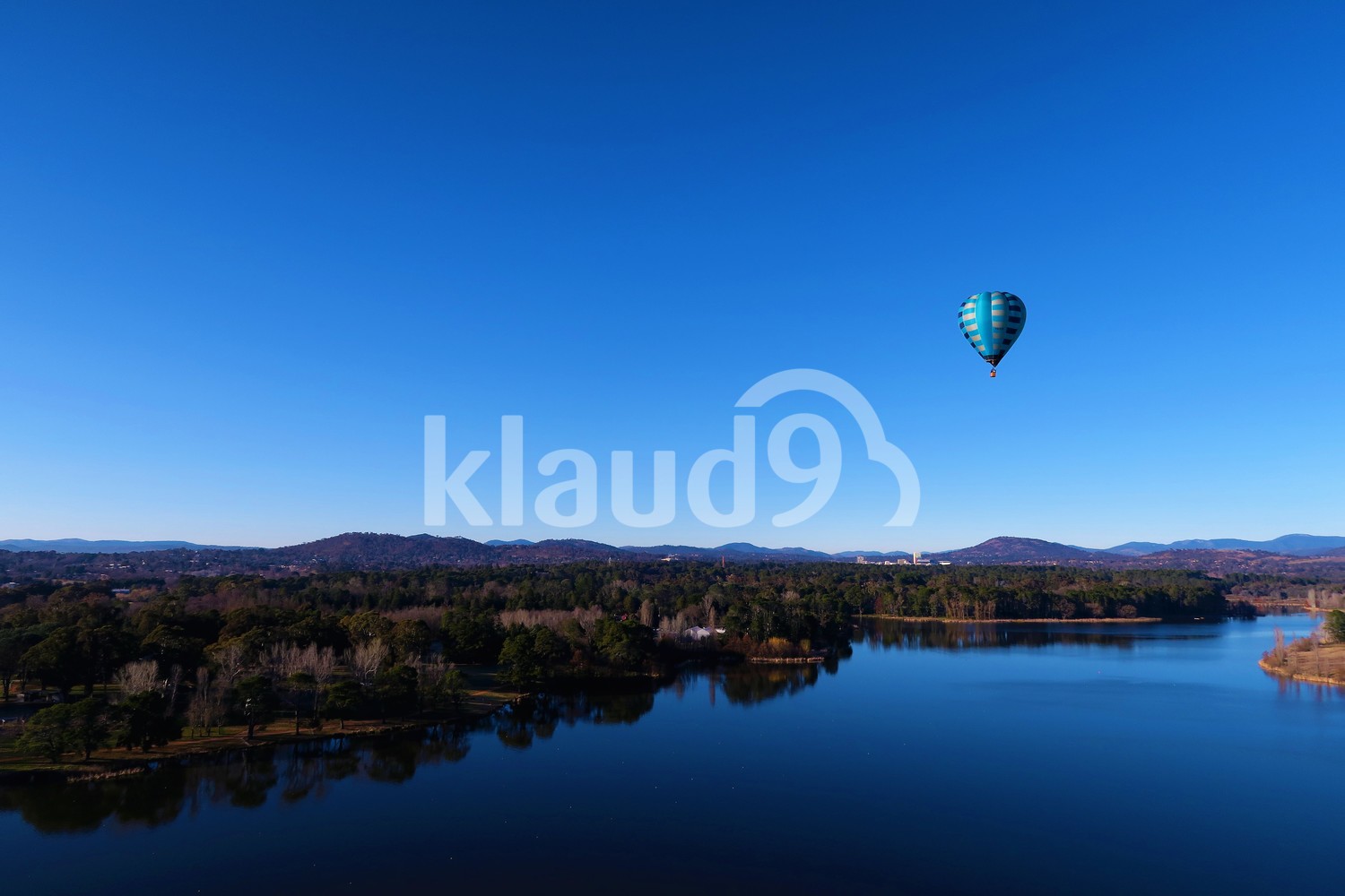 Hot air Balloon over Australia