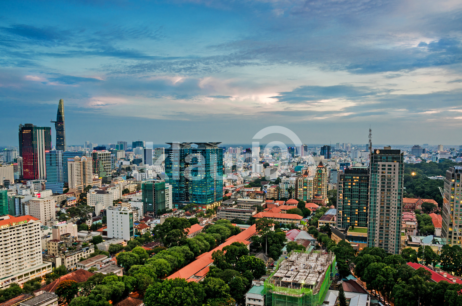 Ho Chi Minh in the evening