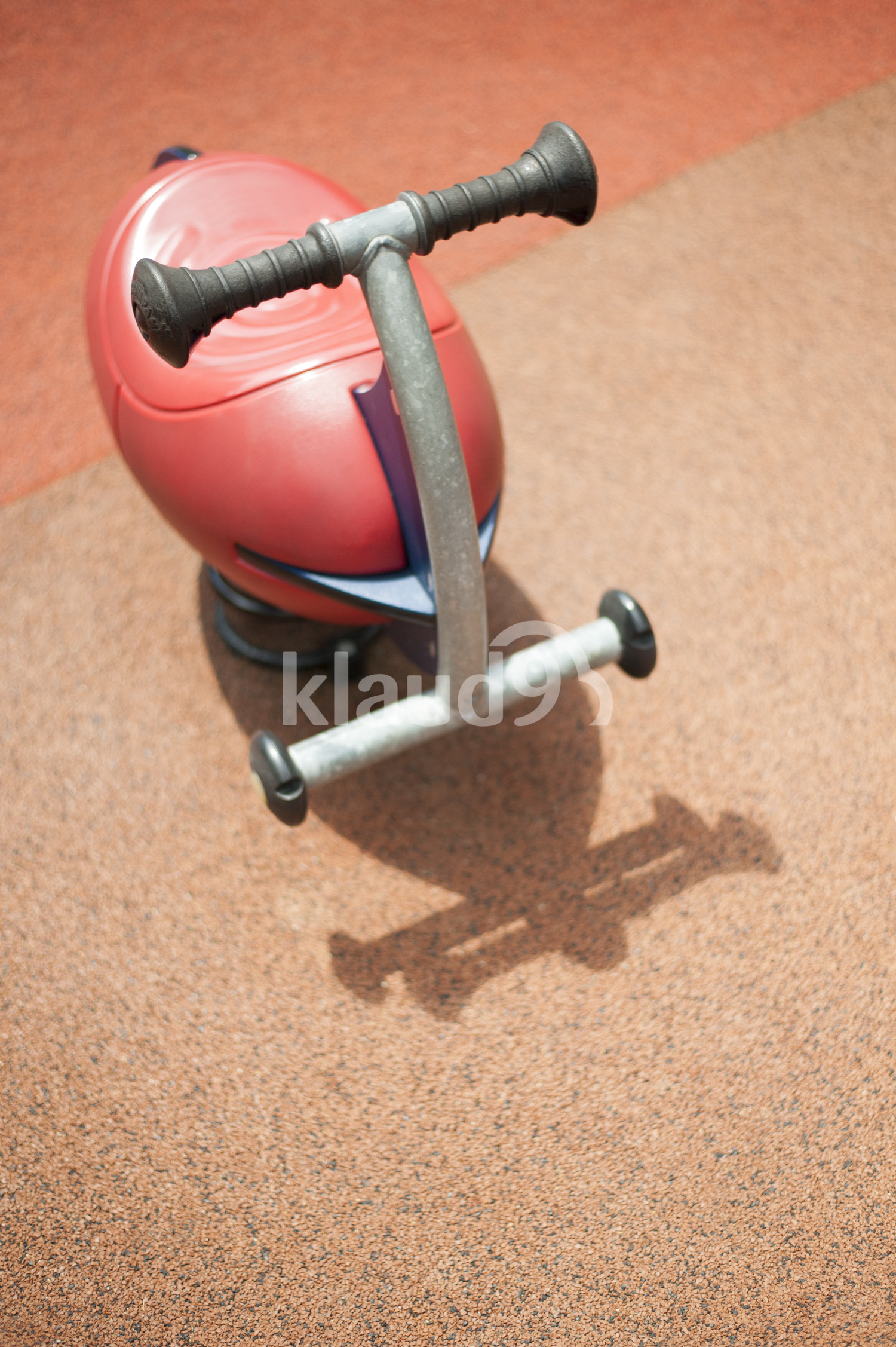 Rocking ride at a children playground.