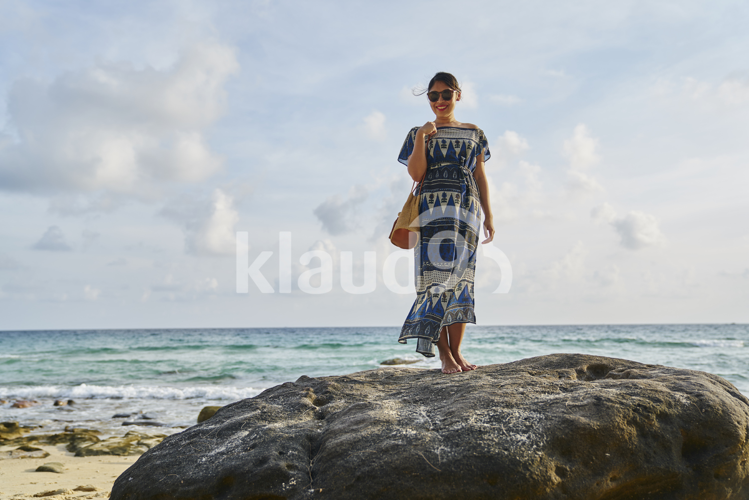 Young woman exploring the beach in Koh Kood, Thailand