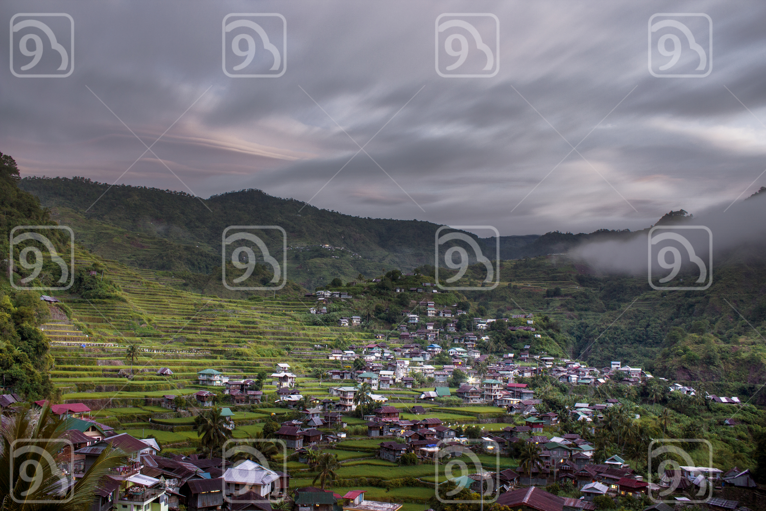 Rice terraces at sadanga mountain province 