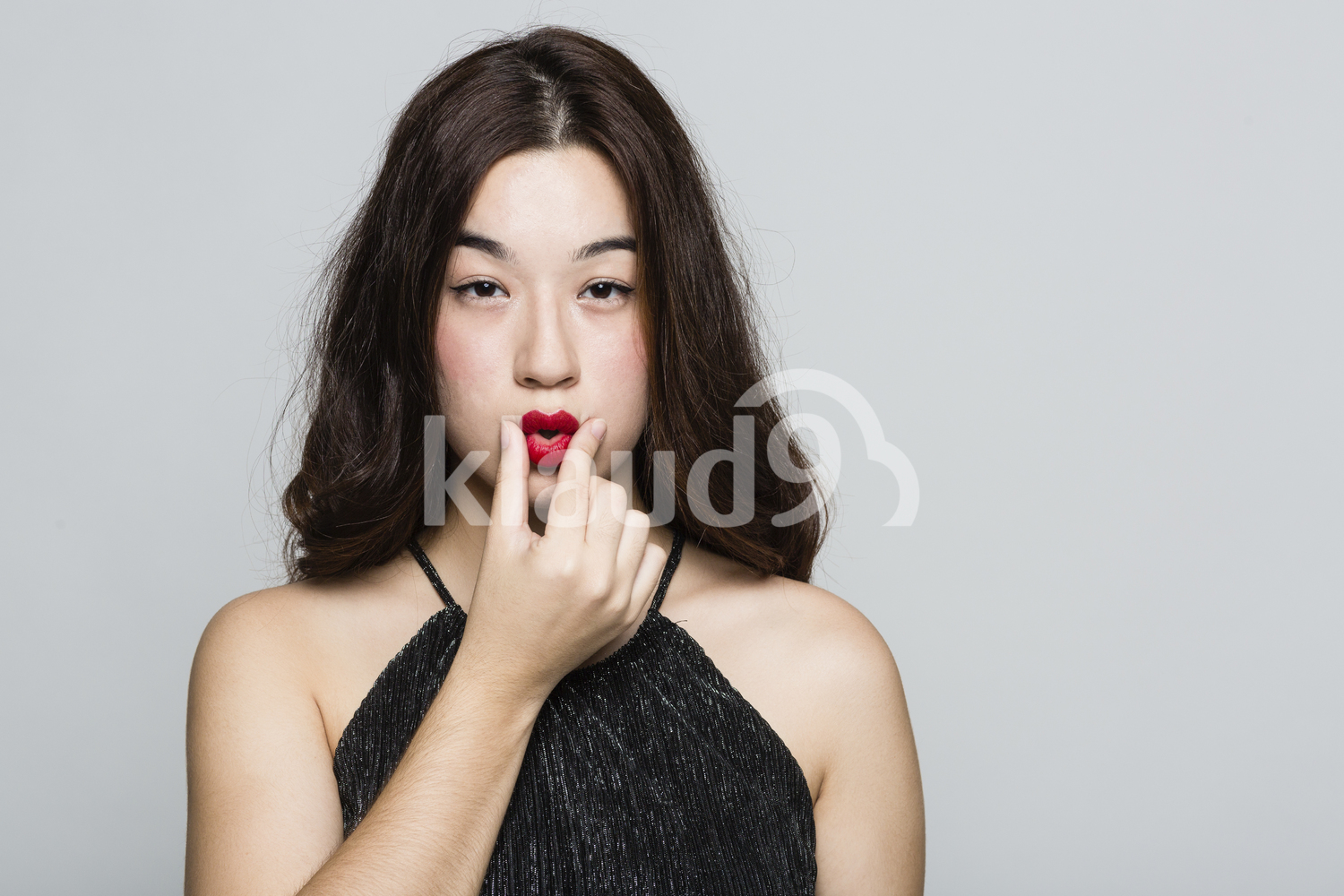 Close up of Woman Looking at The Camera