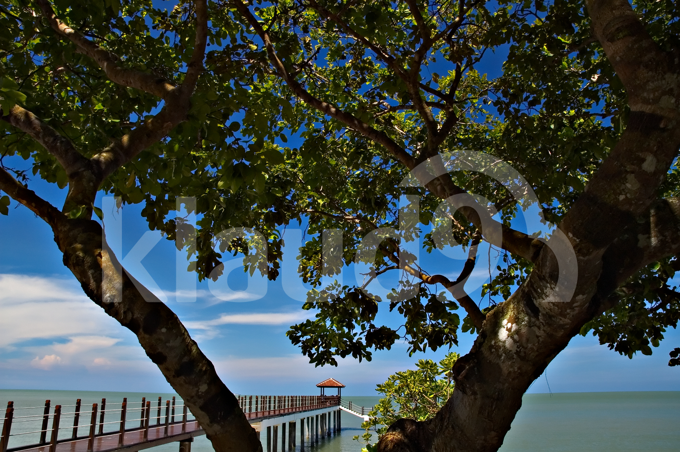 Jetty at Pantai Kerachut Penang