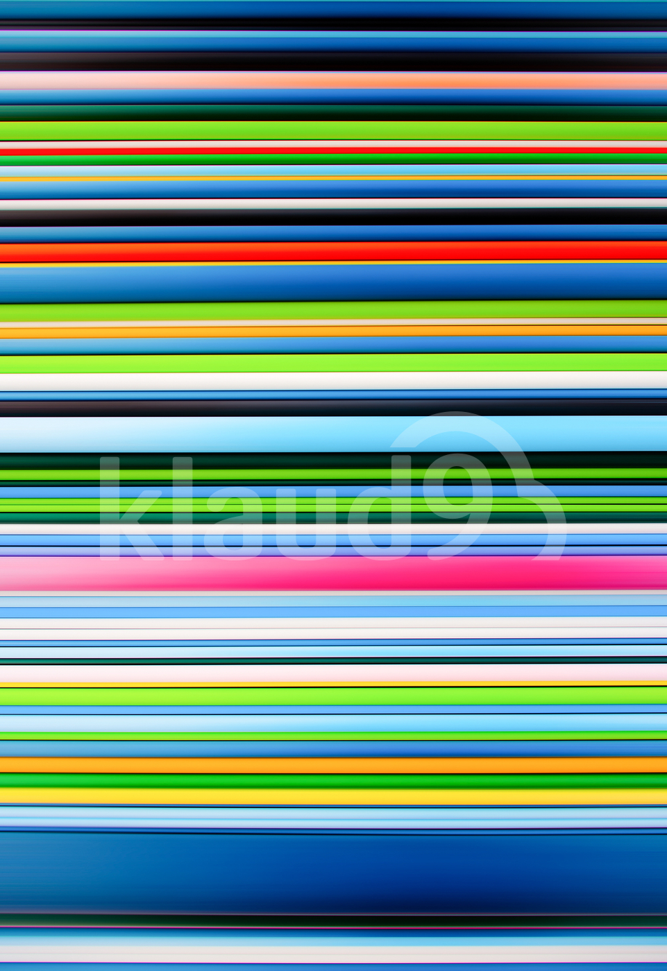 Horizontal Colored PVC pipes