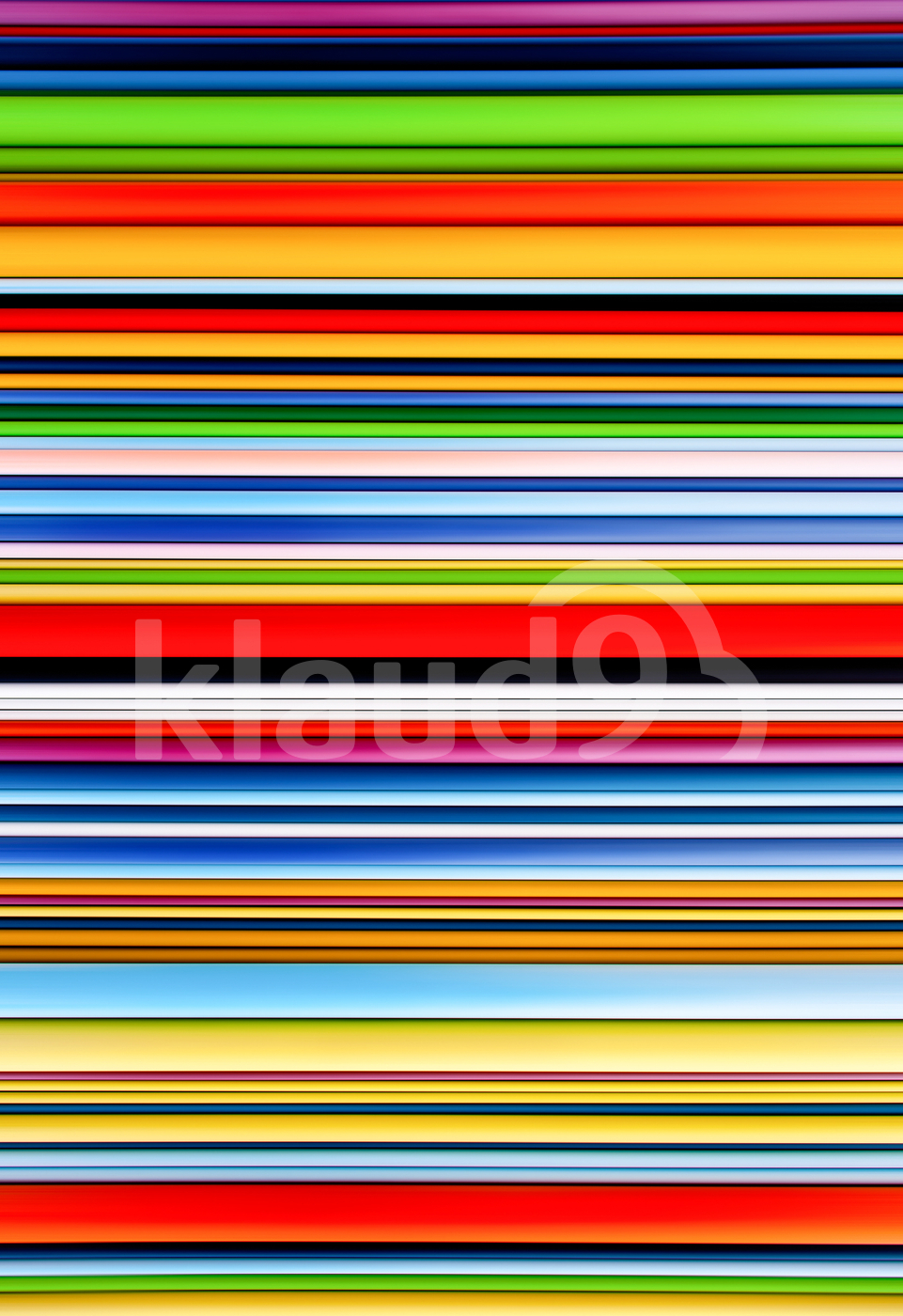 Horizontal Colored PVC pipes