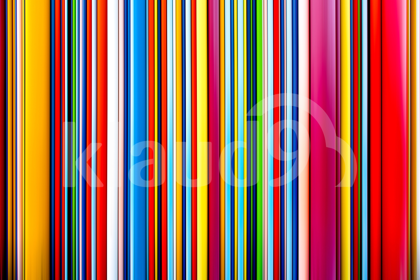 Vertical colorful PVC pipes