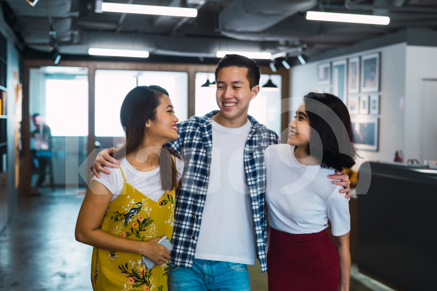 Asian millennials in office