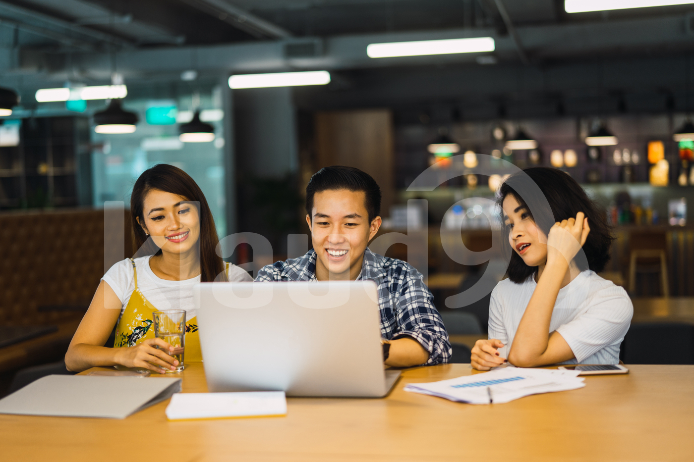 Asian millennials in office