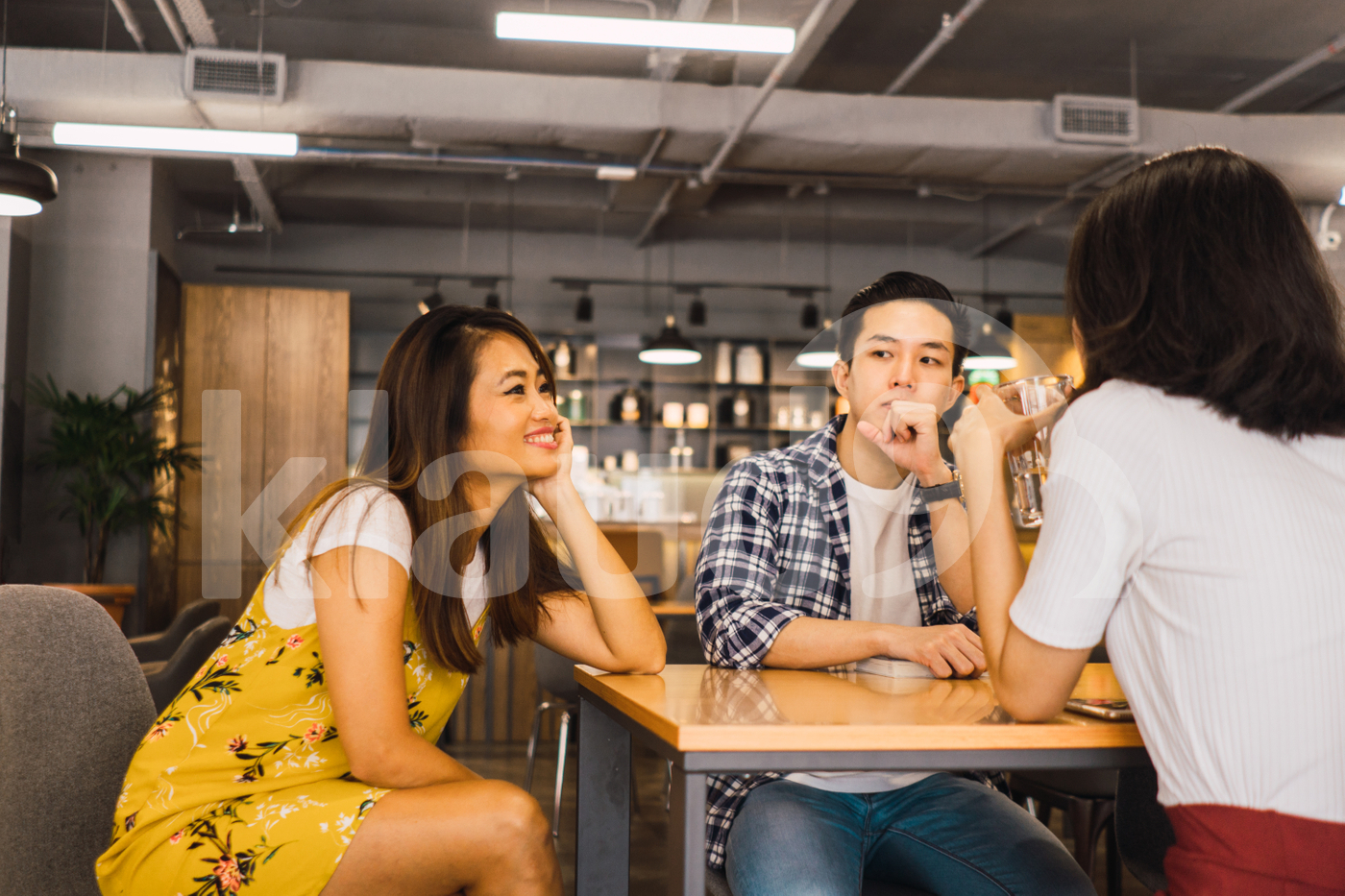 Asian millennials working