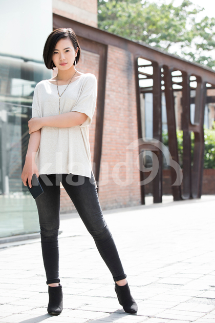 Beautiful young Chinese woman