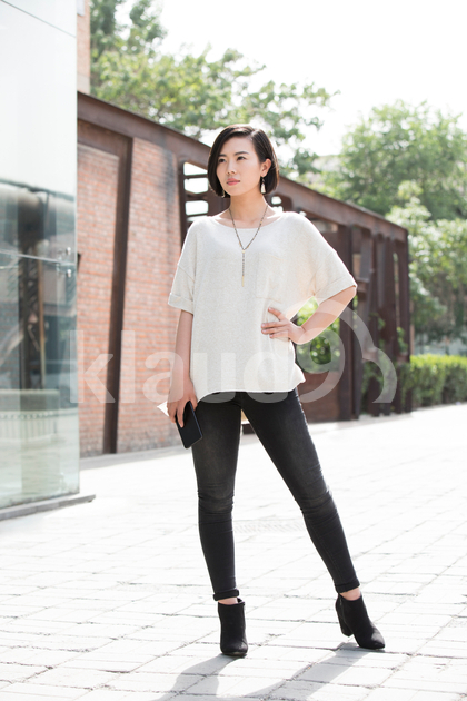 Beautiful young Chinese woman