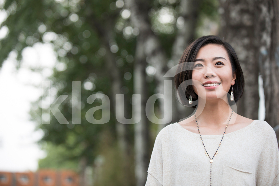 Beautiful young Chinese woman